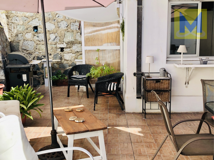 Patio interno del departamento