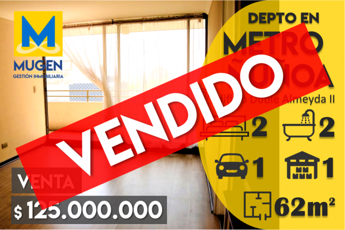 VENDIDO - Departamento en Metro Ñuñoa